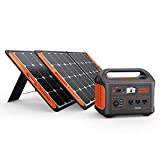 Jackery Solar Generator 1000, Explorer 1000 dan 2X SolarSaga 100W dengan Outlet AC 3x110V/1000W, Paket Baterai Lithium Seluler Surya untuk Berkemah RV/Van Luar Ruangan, Darurat (Generator Surya 1000 200W)