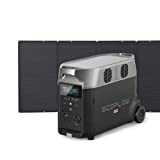 EF ECOFLOW DELTA Pro Solar Generator 3.6KWh/3600W dengan Panel Surya Portabel 400W, Pembangkit Listrik Portabel untuk Cadangan Rumah Di Luar Ruangan Berkemah RV Darurat