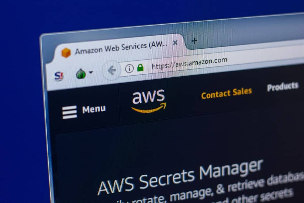 Amazon Web Services 웹사이트 홈페이지