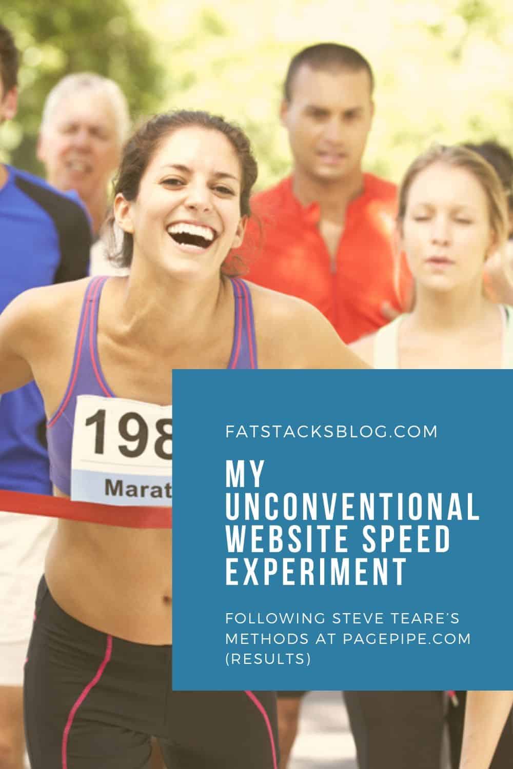 Mi experimento de velocidad de sitio web no convencional siguiendo los métodos de Steve Teare en PagePipe.com (Resultados)