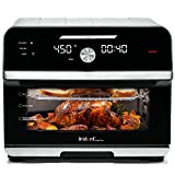 Instant Omni Plus 19 QT/18L Air Fryer Toaster Horno Combo, de los creadores de Instant Pot, funciones 10 en 1, se adapta a una pizza de 12', 6 rebanadas de pan, aplicación con más de 100 recetas, acero inoxidable