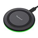 Беспроводное зарядное устройство Yootech, 10 Вт Max Fast Wireless Charging Pad, совместимое с iPhone 14/14 Plus/14 Pro/14 Pro Max/13/13 Mini/SE 2022/12/11/X/8, Samsung Galaxy S22/S21/S20, AirPods Pro 2 (без адаптера переменного тока)
