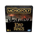 Monopoly: The Movie Trilogy, Family Games, Ages 8 이상에서 영감을 받은 The Lord of the Rings Edition 보드 게임(Amazon 독점)