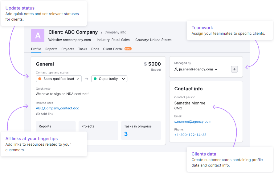 대행사용 Semrush CRM