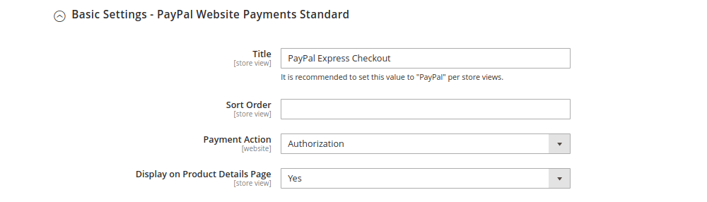 magento-paypal-integración