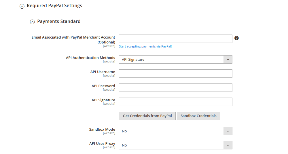 magento-paypal-integración