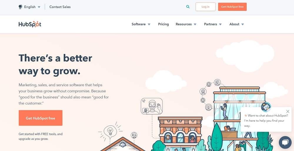 Tangkapan layar Perangkat Lunak Pemasaran Email HubSpot.