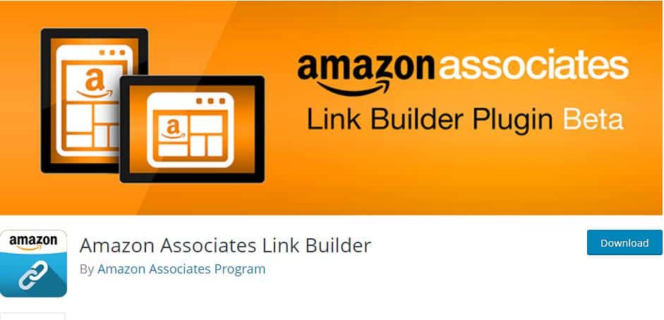 Amazon Associates 링크 빌더 플러그인