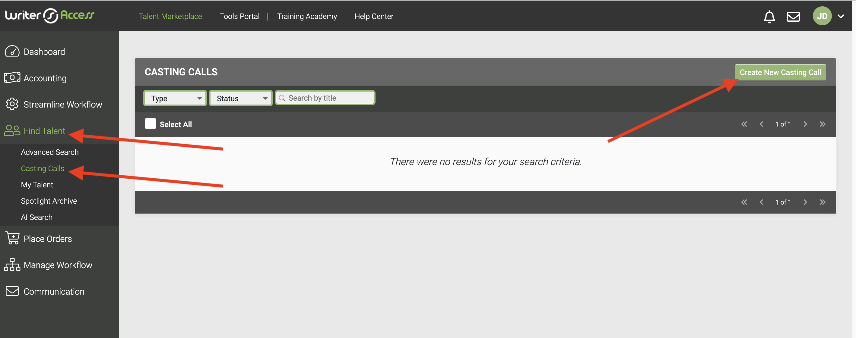 如何在 WriterAccess 上進行投射調用