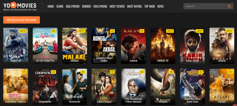 YoMovies Bollywood-Filme online
