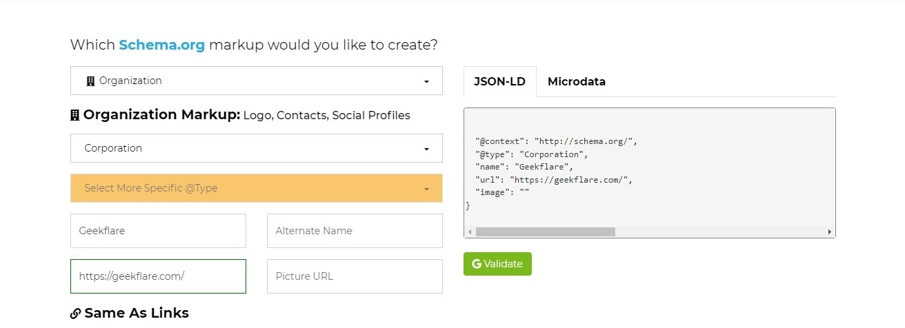 searchbloom-schema-generator