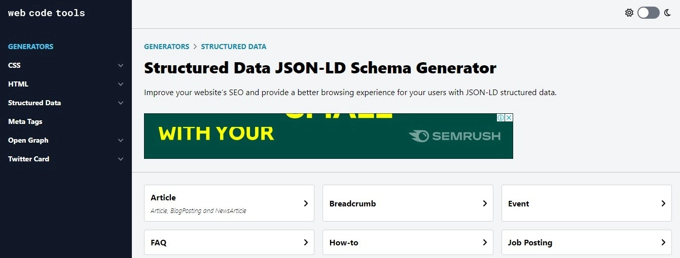 webcode-schema-tool