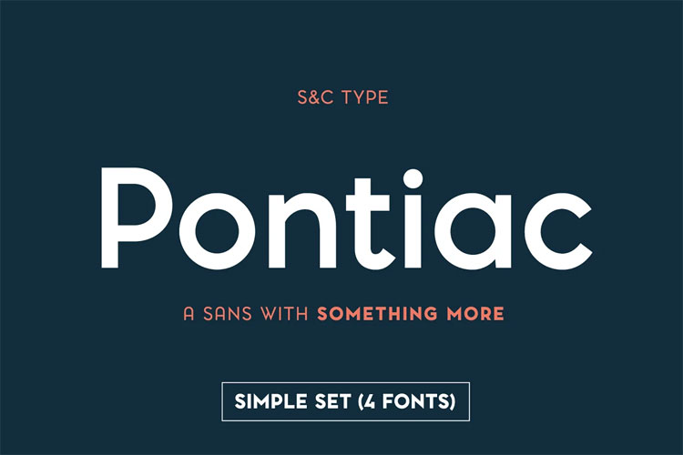 Familia de fonturi Pontiac