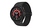 SAMSUNG Galaxy Watch 5 Pro 45 mm LTE-Smartwatch mit Körper-, Gesundheits-, Fitness- und Schlaf-Tracker, verbessertem Akku, Saphirglas, verbessertem GPS-Tracking, US-Version, Schwarz