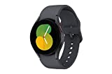 SAMSUNG Galaxy Watch 5 40 mm Bluetooth-Smartwatch mit Körper-, Gesundheits-, Fitness- und Schlaf-Tracker, verbessertem Akku, Saphirglas, verbessertem GPS-Tracking, US-Version, grau