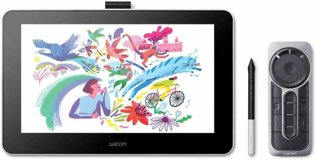 Wacom-One-Creative-Pen-Display-workspace-gadgets-creative-professional