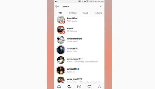 Trouver des personnes que vous voudrez peut-être suivre sur Instagram