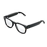 FAUNA Bluetooth Audio Smart Glasses con lenti con filtro luce blu - Eccezionale audio open-ear con custodia di ricarica - Memor Havana