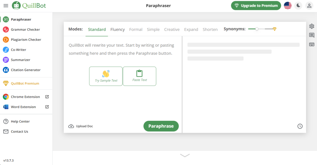 Recenzja Rytr 2022: Najlepsze narzędzie do pisania AI do tworzenia treści 21 quillbot tool
