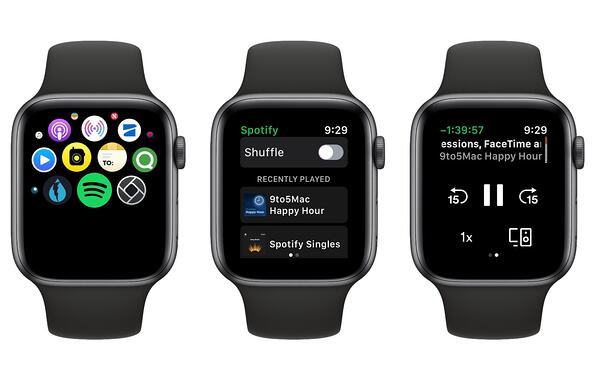 Apple Watch uygulaması için Spotify
