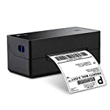 Drukarka etykiet Logia Thermal 300 DPI | Szybka drukarka 4x6 i kodów kreskowych do etykiet wysyłkowych i pocztowych | Kompatybilny z klasą komercyjną w / Amazon, eBay, Etsy, Stamps.com itp. - Uchwyt na etykiety składane i rolkowe