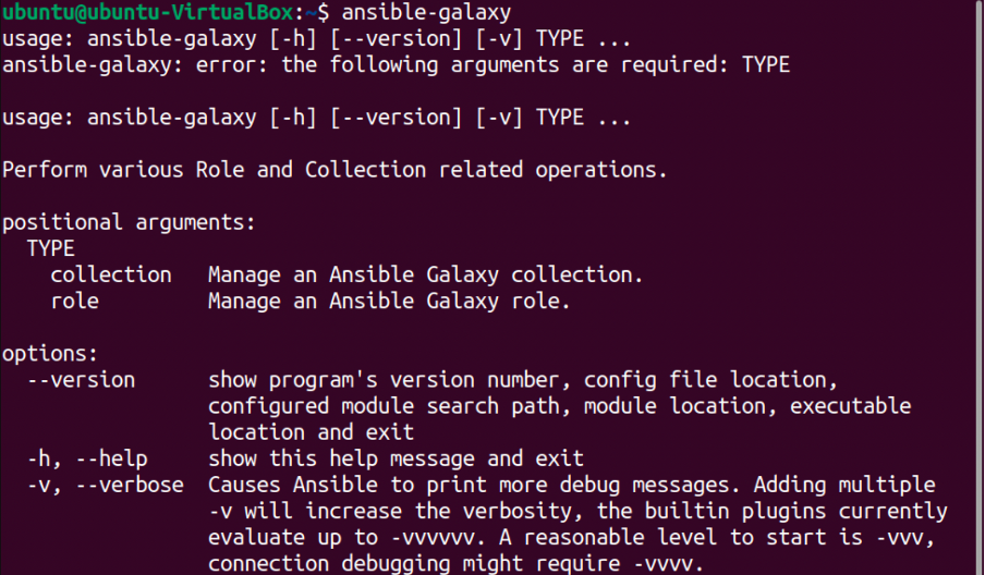 galaksi-ansible