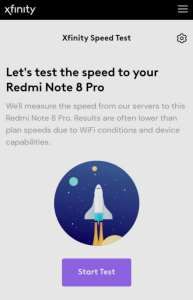 ไปที่ Speedtest.xfinity.com เว็บไซต์ทดสอบความเร็วอินเทอร์เน็ตที่ดีที่สุด