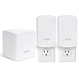 Tenda Nova Mesh WiFi 系統 (MW5)-高達 3500 平方英尺。整個家庭覆蓋，用於無線互聯網的千兆網狀路由器，WiFi 路由器和擴展器更換，與 Alexa 配合使用，插件設計，3 件裝