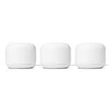 Google Nest WiFi 路由器 3 件裝（第 2 代）– 4x4 AC2200 Mesh Wi-Fi 路由器，覆蓋面積為 6600 平方英尺