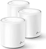 TP-Link Deco WiFi 6 網狀系統（Deco X20） - 覆蓋面積高達 5800 平方英尺。 , 替代無線路由器和擴展器（3 件裝，共 6 個以太網端口，支持有線以太網回程）