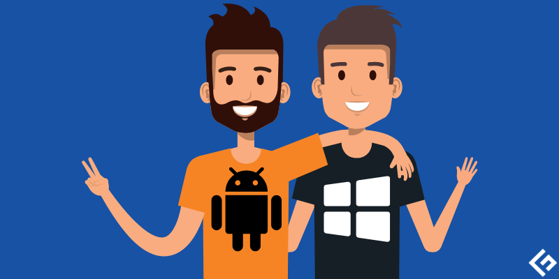 android-windows-link