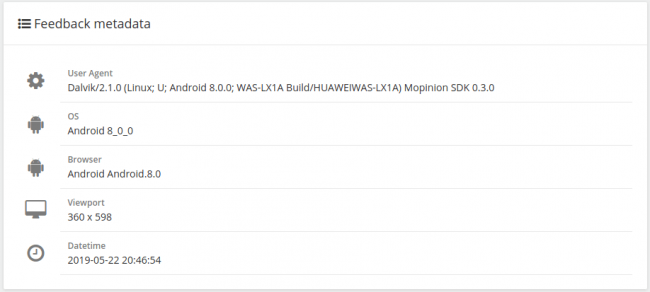 SDK de métadonnées