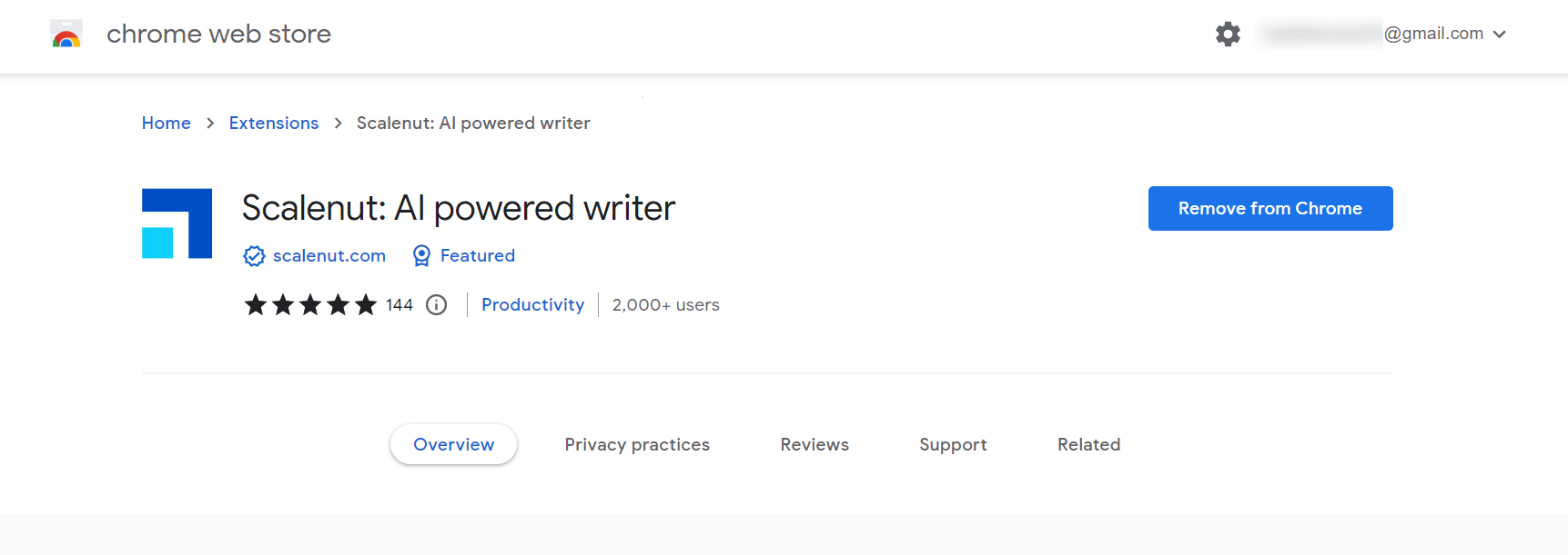 scalenut chrome extension