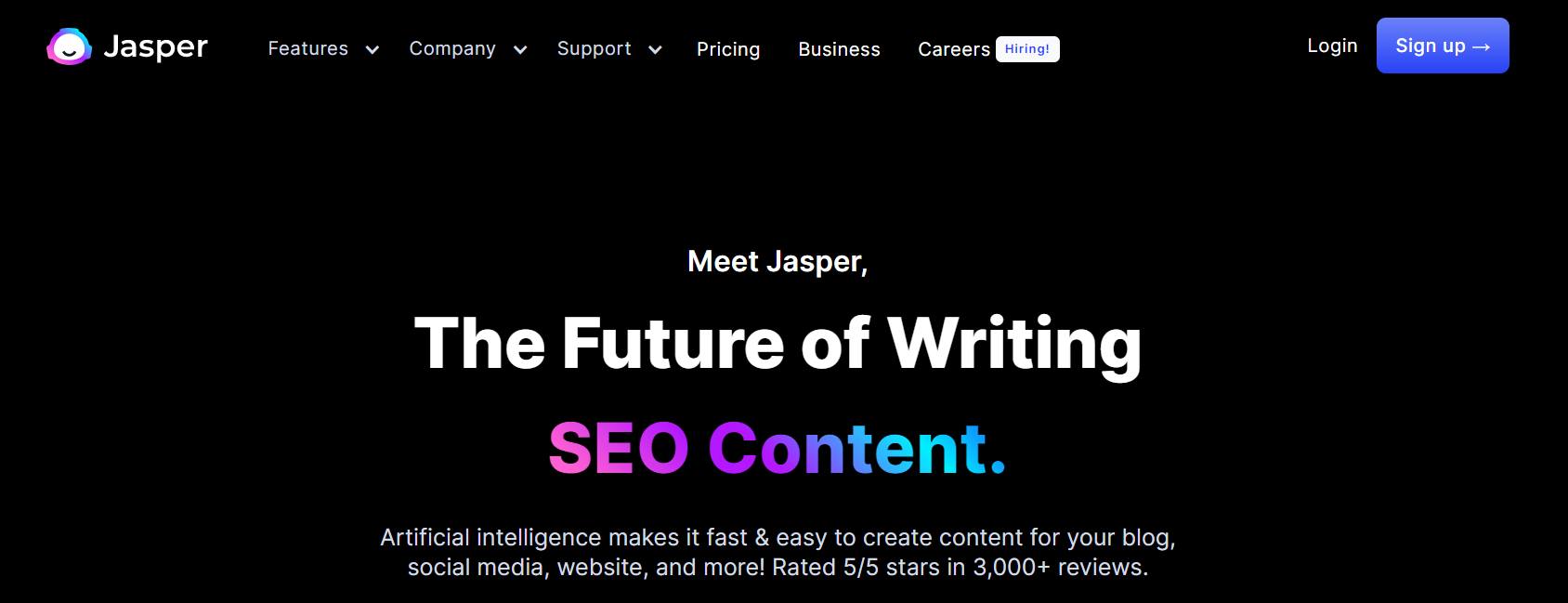 jasper ai writing tool