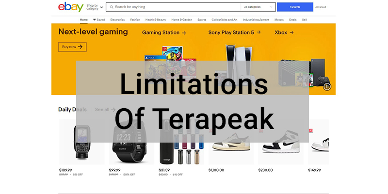 Einschränkungen von Terapeak