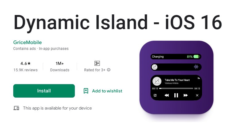 ダイナミックアイランド iOS-16