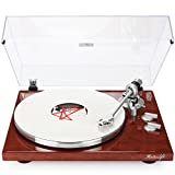 Gramofon gramofonowy Bluetooth Wbudowany przedwzmacniacz gramofonowy 2-biegowy napęd pasowy z regulowaną przeciwwagą Kaseta magnetyczna Nagrywanie płyt winylowych za pomocą komputera Gramofony do płyt winylowych