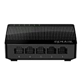 Tenda 5 Bağlantı Noktalı Gigabit Ethernet Ağ Anahtarı (SG105) | Ethernet Bölücü | Tak ve Çalıştır | Trafik Optimizasyonu | yönetilmeyen | Sınırlı Ömür Boyu Koruma (Siyah)