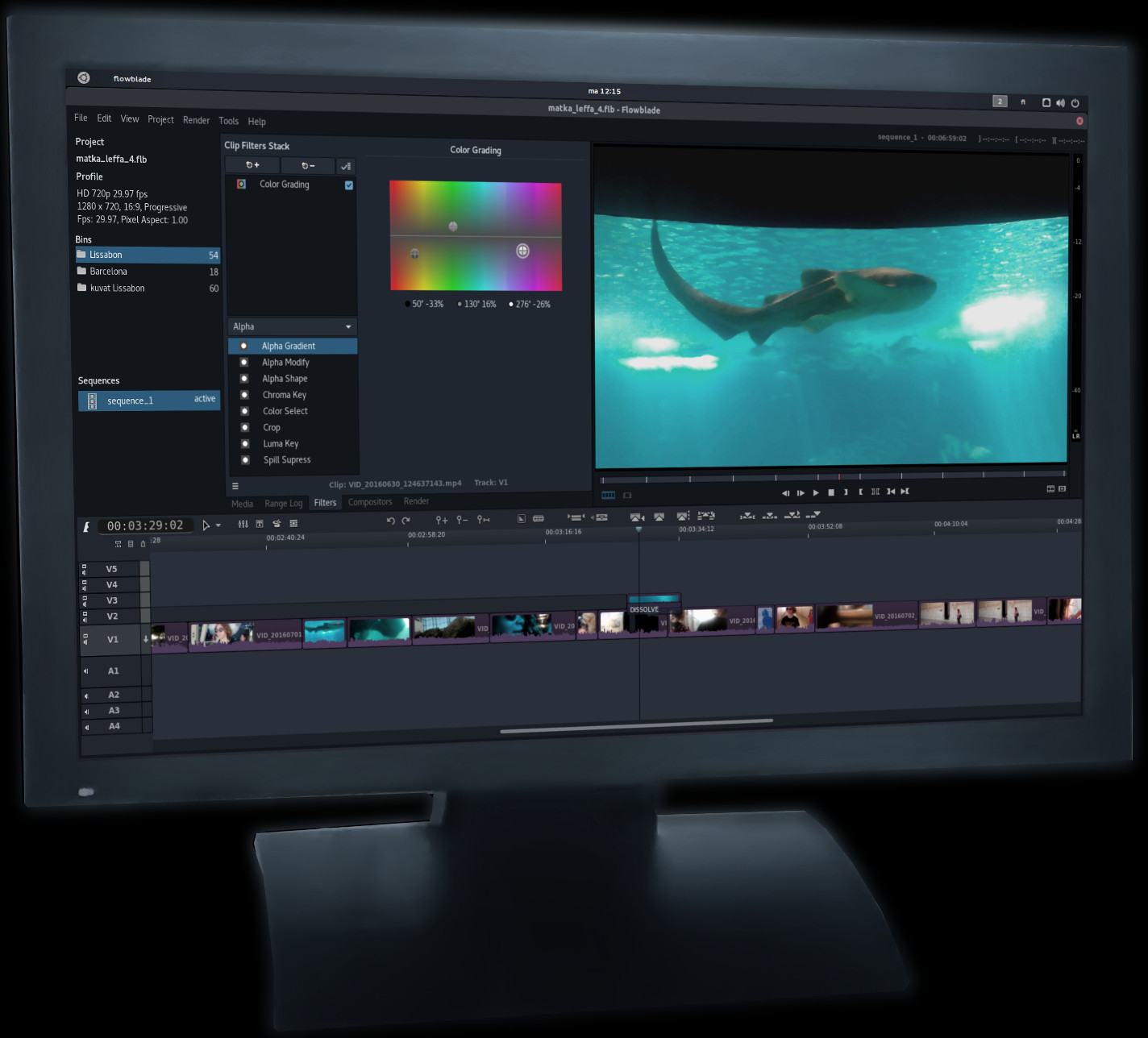Flowblade Open-Source-Videoeditor