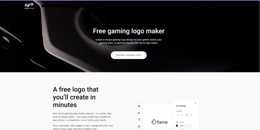 Zyros Gaming Logo Maker