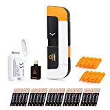 DARIO Blutzuckermessgerät-Kit Testen Sie Ihren Blutzuckerspiegel und verwalten Sie Diabetes. Kit beinhaltet: Glukose-Messgerät mit 25 Streifen, 10 sterile Lanzetten (iPhone Lightning)