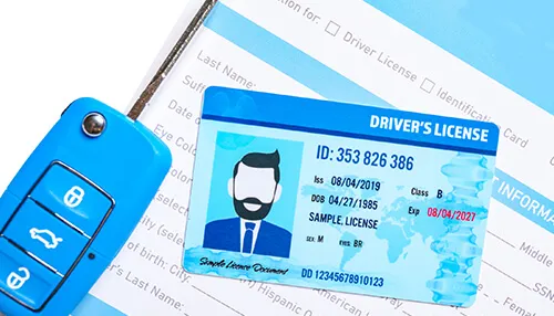 Suspension of driving license