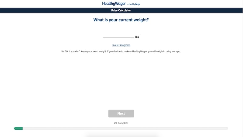 Calculator de premii HealthyWage