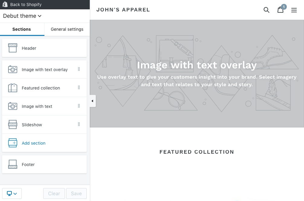 Shopify تصميم مخصص