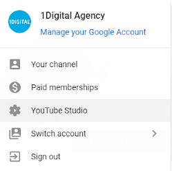 studio creatore di youtube