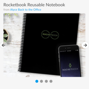Idées cadeaux pour la rentrée au bureau - carnet rocketbook