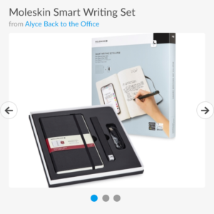 Idées cadeaux pour la rentrée au bureau - pack de carnets en moleskine