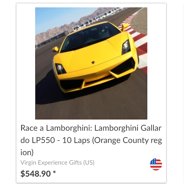 Lamborghini 운전 - Alyce의 가상 선물 체험