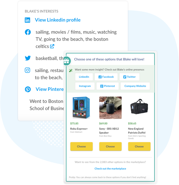 Персональные рекомендации по подаркам - B2B Gifting Platform