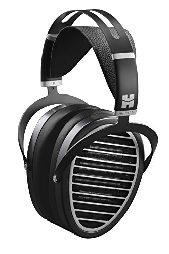 HIFIMAN Ananda Over-Ear Auriculares magnéticos planares de tamaño completo con diseño de alta fidelidad Fácil de manejar con un teléfono inteligente Almohadillas cómodas Cable desmontable de espalda abierta-Negro